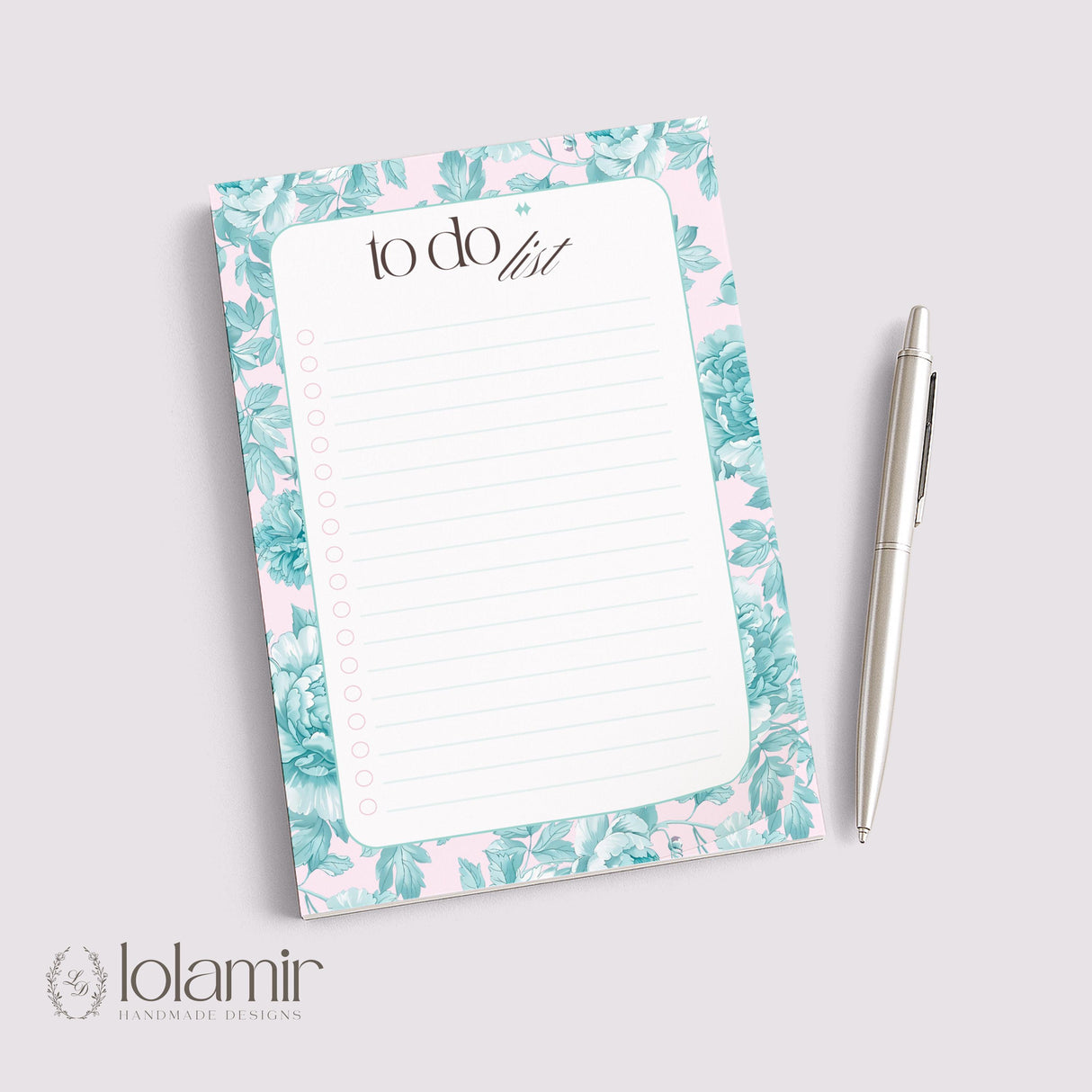 "To Do List" 5x7 Notepad - Teal