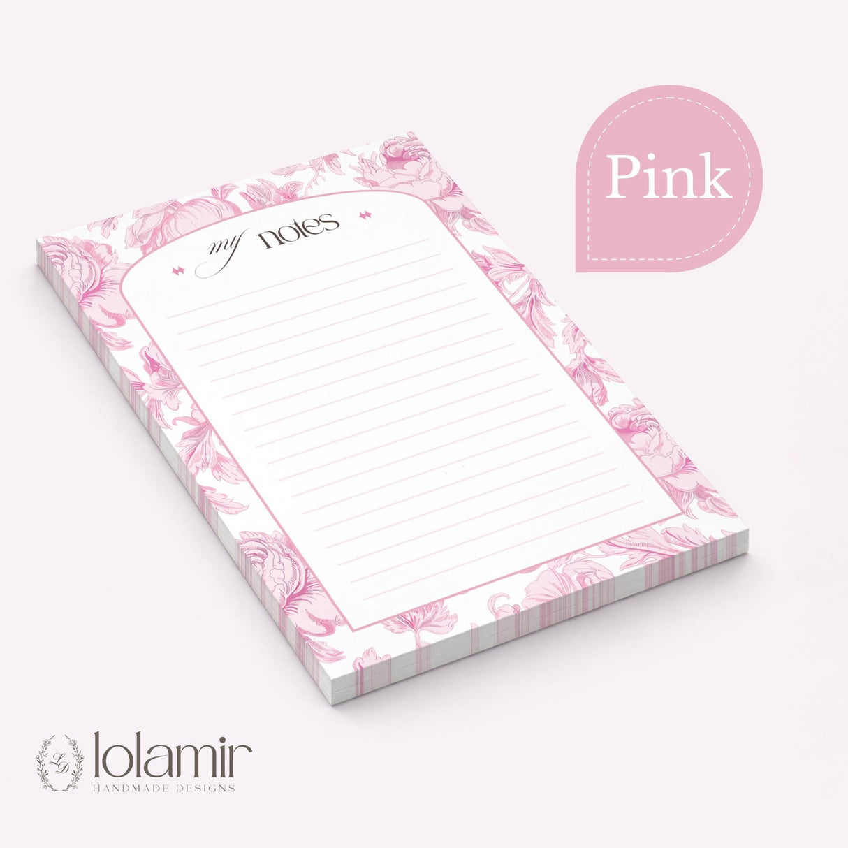 "My Notes" 5x7 Notepad - view 3