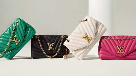 Louis Vuitton handbags in various colors