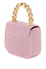 La Medusa Crystal Mini Bag in Pink