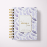 Quarterly | Wispy Feathers | Daily Spiral Planner | Lilac