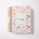 Wispy Feathers Quarterly Planner | Weekly Spiral Planner | Pink