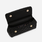 Sicily Quilted Small Handbag in Black