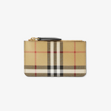 Burberry Check Strap Coin Wallet