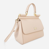 Sicily Medium Handbag in Pale Pink