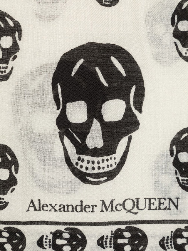 Alexander McQueen Scarfs White Scarf Alexander Mcqueen - LOLAMIR