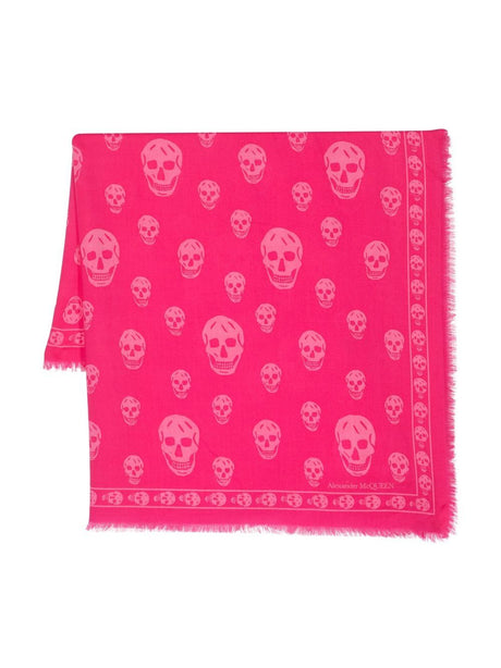 Alexander McQueen Scarfs Fuchsia Scarf Alexander Mcqueen - LOLAMIR