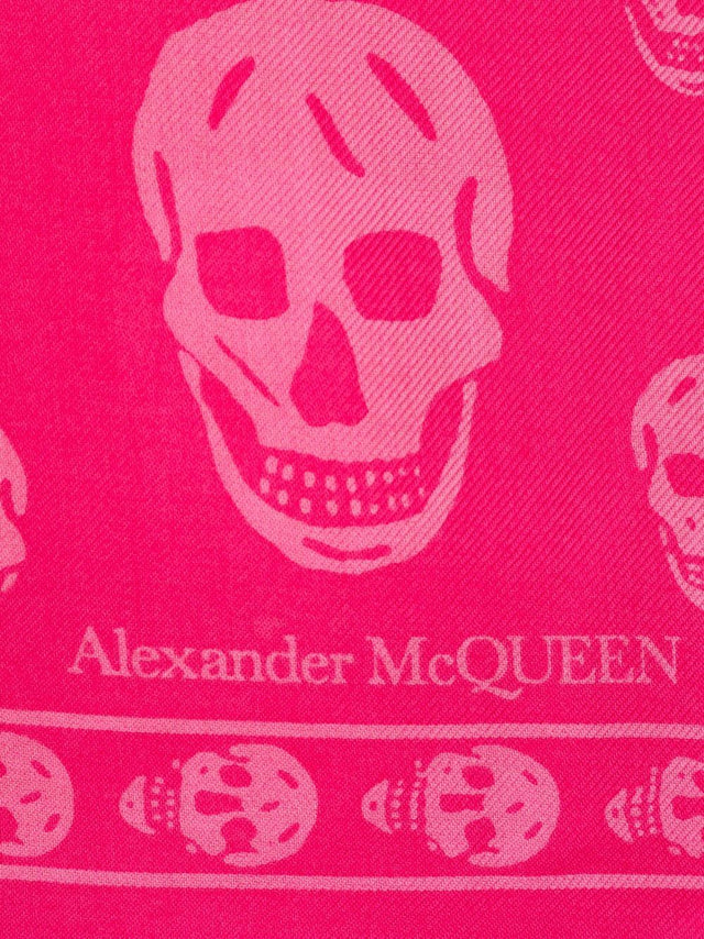 Alexander McQueen Scarfs Fuchsia Scarf Alexander Mcqueen - LOLAMIR