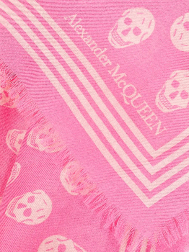 Alexander McQueen Scarfs Pink Scarf Alexander Mcqueen - LOLAMIR