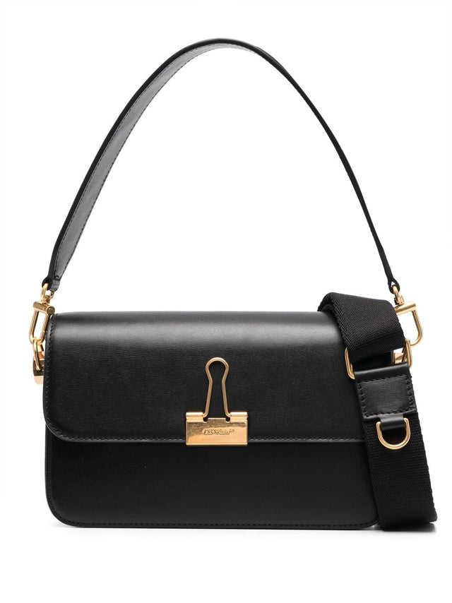 Plain Binder M Crossbody in Black