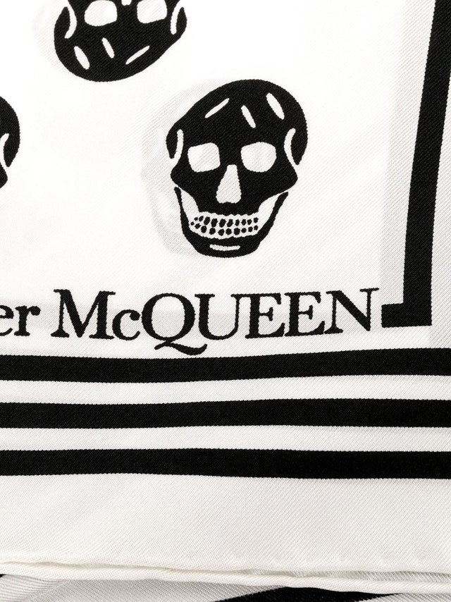 Alexander McQueen Scarf in White