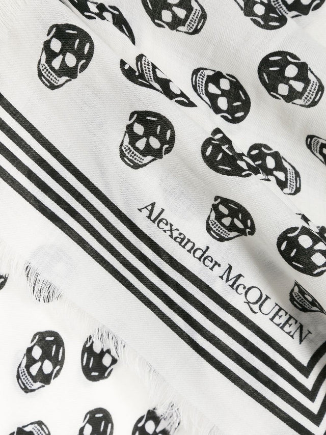 Alexander McQueen Scarfs White Scarf Alexander Mcqueen - LOLAMIR