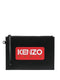 Kenzo Logo Large Pouch in Black