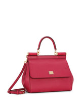 Sicily Medium Handbag in Fuchsia