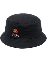 Kenzo Embroidered Logo Hat in Black