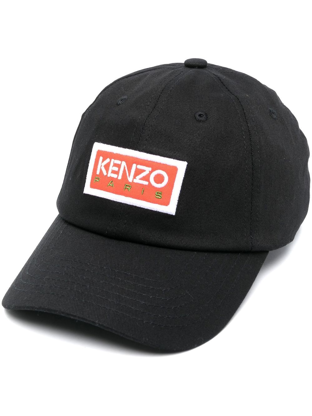 Kenzo Embroidered Hat in Black