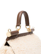 Sicily Fur Large handbag in Cream