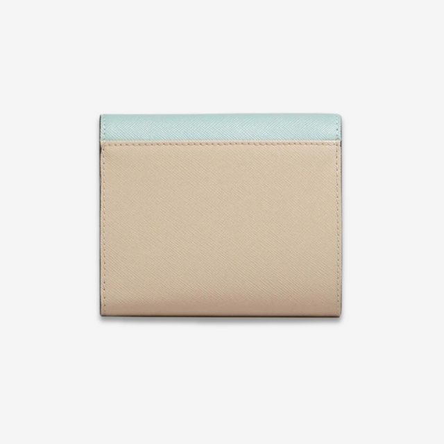 Tricolor Bi-Fold Wallet