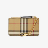 Burberry Check Strap Coin Wallet