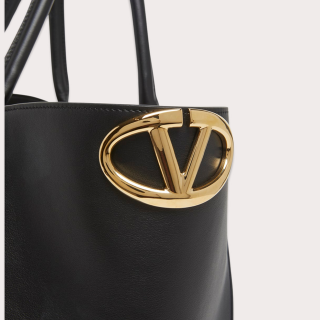 VLogo Side Large Shopping Bag