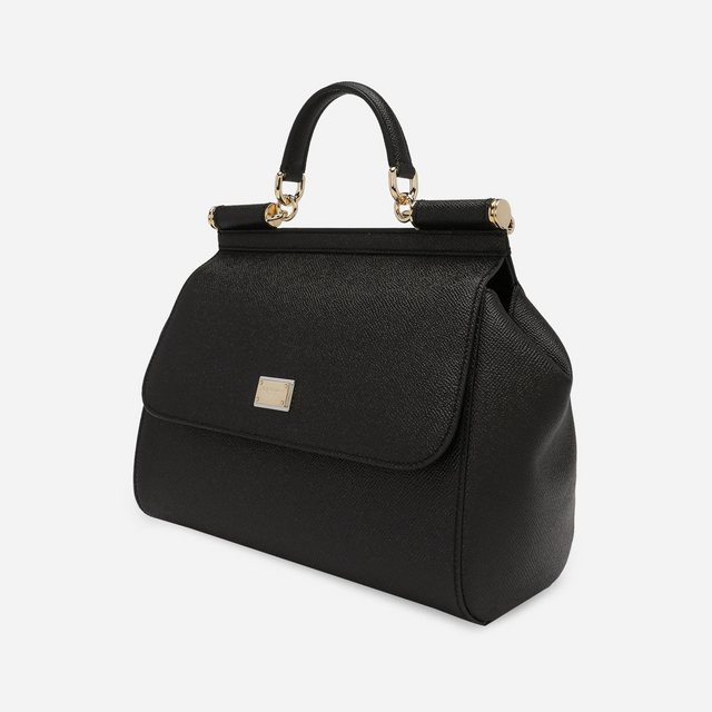 Sicily Large Handbag in Black