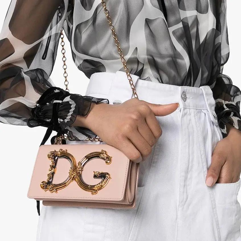 DG Girls Phone Bag in Pink Handbags DOLCE & GABBANA - LOLAMIR