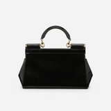 Sicily Small Handbag in Glossy Black