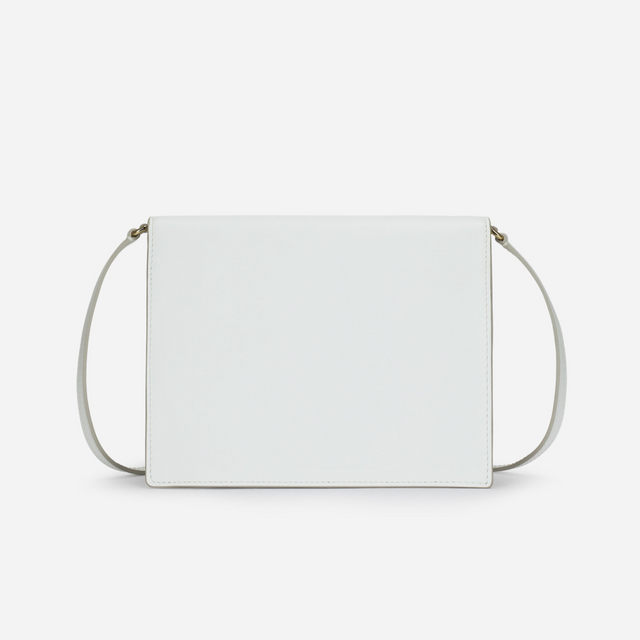 DG Logo Small Crossbody Bag in White