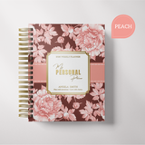 Dark Marigolds | Daily Spiral Planner | Custom Start Month | Peach
