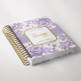 Light Marigolds | Weekly Spiral Planner |  Custom Start Month |Violet