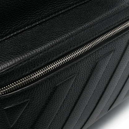 Diag-embossed leather backpack in Black Handbags OFF WHITE - LOLAMIR