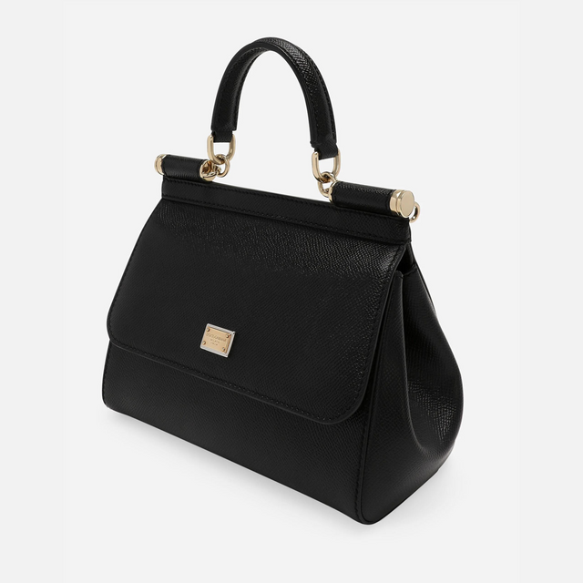 Sicily Medium Handbag in Black