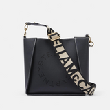 Logo Grainy Alter Mat Shoulder Bag in Black