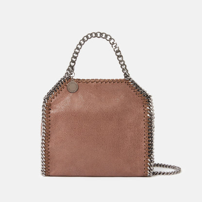 Falabella Tiny Tote Bag in Taupe Handbags STELLA MCCARTNEY - LOLAMIR