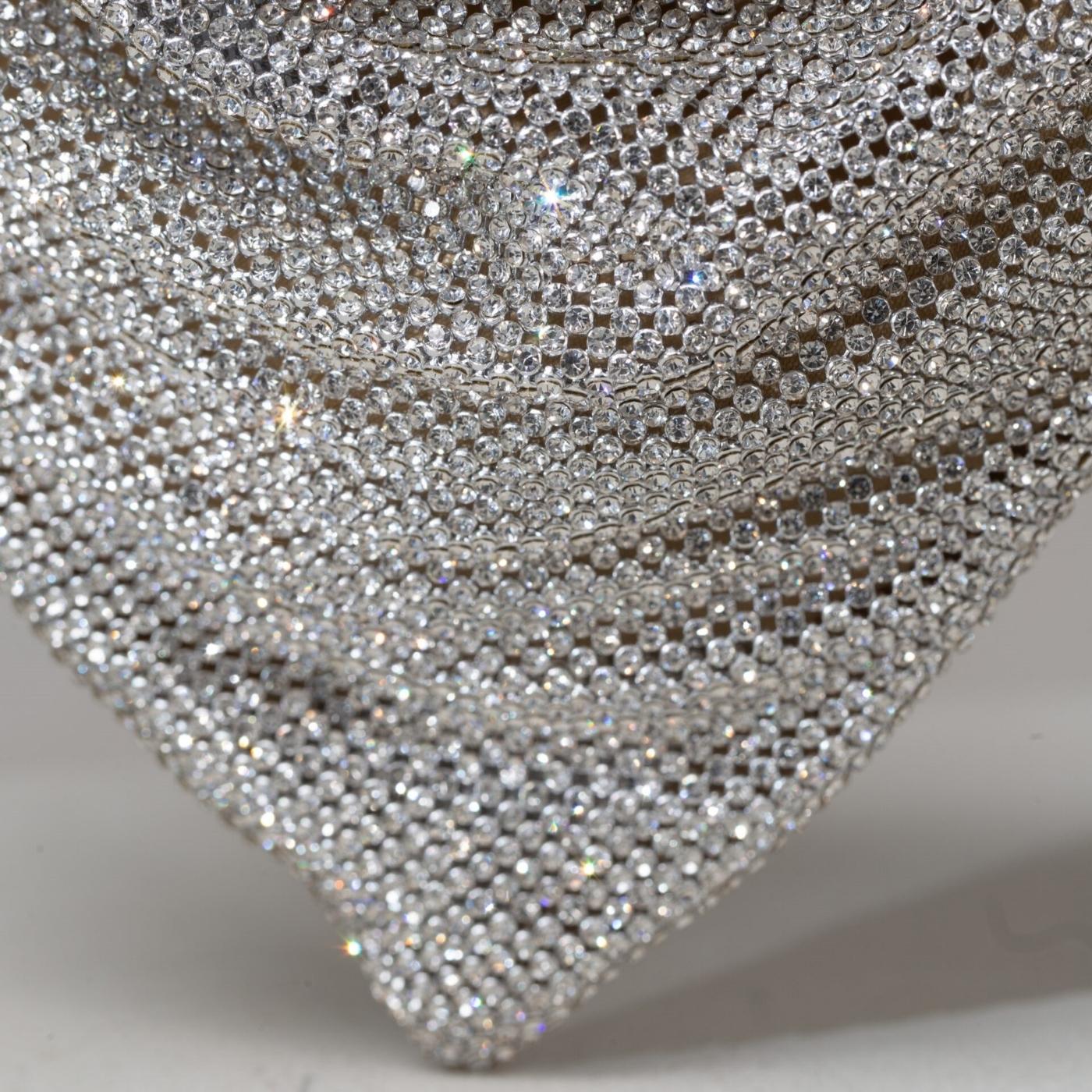 Ursolina – Crystal On Silver Handbags BENEDETTA BRUZZICHES - LOLAMIR