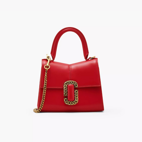 The St. Marc Mini Top Handle in True Red Handbags MARC JACOBS - LOLAMIR