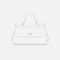 Sicily Elongated Small Handbag in Glossy White