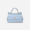 Sicily Small Handbag in Glossy Light Blue