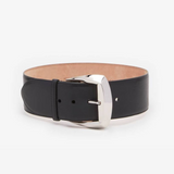 Geometric Buckle Belt in Black