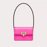 Rockstud23 Small Shoulder Bag in Pink PP Handbags VALENTINO - LOLAMIR