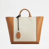 Double Up Medium Shopping Bag in Brown