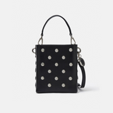 Frayme Studded Small Bucket Bag