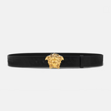 La Medusa Greca Belt in Black