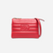 DG Logo Quilted Shoulder Bag in Red