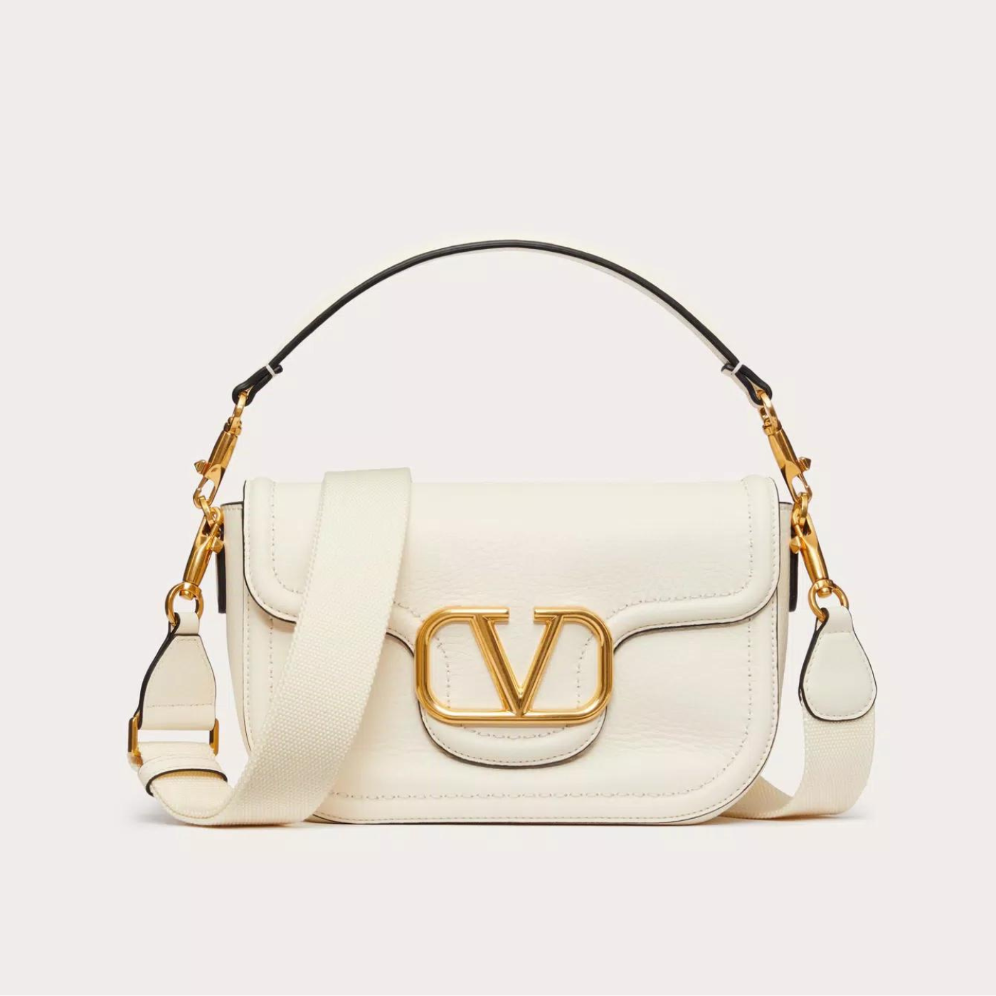 AllTime Shoulder Bag in Ivory Handbags VALENTINO - LOLAMIR