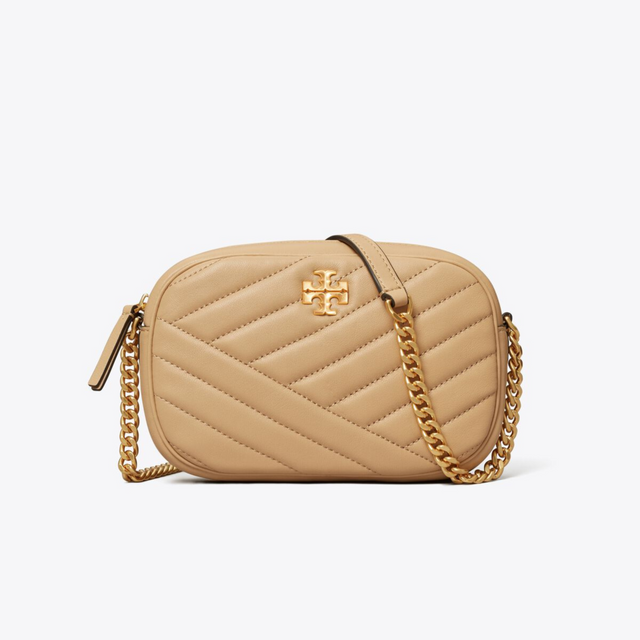 Kira Chevron Camera Bag in Desert Dune