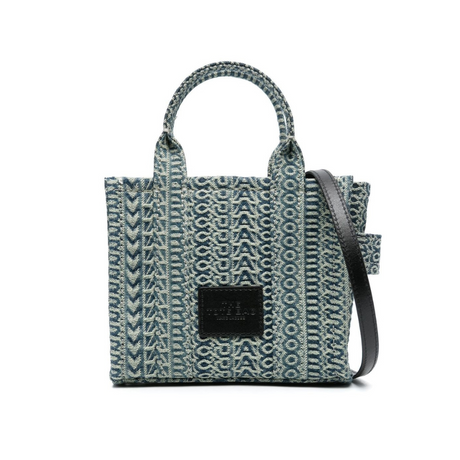 The Monogram Mini Tote in Denim Handbags MARC JACOBS - LOLAMIR