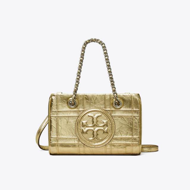 Fleming Mini Soft Tote Bag in Gold