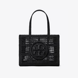 Ella Crochet Small Tote in Black