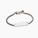 Enamel Tag Chain Bracelet